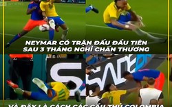 Ảnh chế: Ngày tái xuất sân cỏ không "êm đềm" của Neymar