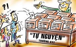 Lạm thu đầu năm học: Muôn nẻo đường...   “tự nguyện”