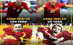 Dân mạng hí hửng với đôi cánh "văn võ song Toàn" của ĐT Việt Nam