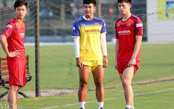 5 cầu thủ "đặc cách" hăng say tập luyện cùng ĐT Việt Nam