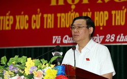 Phó Thủ tướng Vương Đình Huệ tiếp xúc cử tri trước kỳ họp Quốc hội thứ 8