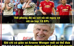 Ảnh chế: HLV Wenger muốn "giải cứu" MU trước đại chiến với Arsenal