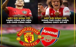 Ảnh chế: Đại chiến MU và Arsenal, sân khấu của các "nghệ sĩ hài"