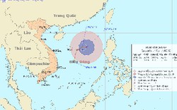 Áp thấp nhiệt đới cách đảo Hoàng Sa 280km