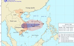 Bão số 7 cách Quảng Ngãi – Phú Yên 700km