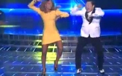 Mel B mặc váy ngắn, nhảy Gangnam Style