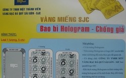 Bao bì Hologram chống giả cho vàng SJC