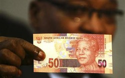 Nam Phi lưu thông tiền mới in hình ông Mandela