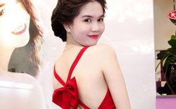 Ngọc Trinh - Váy đỏ sexy, &#34;phơi&#34; da ngọc ngà