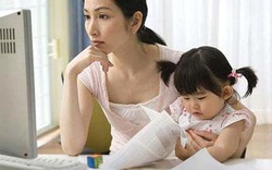 Mẹo tránh stress cho các bà mẹ bận việc cơ quan