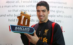 Suarez được Ban tổ chức Premier League vinh danh