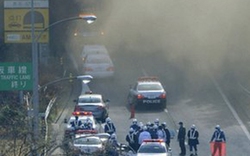 Sập và cháy đường hầm ở Nhật Bản, 5 người bị mắc kẹt