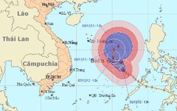 Bão số 9 có đường đi khó tiên lượng