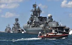 Tàu chiến Nga rầm rập kéo đến Địa Trung Hải