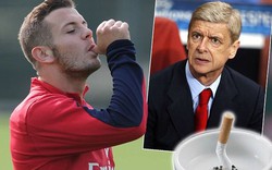 Wilshere phì phèo thuốc, Wenger tức sôi máu