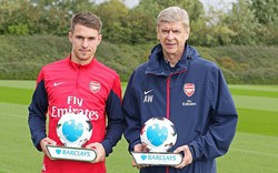 Arsenal “ẵm trọn” giải thưởng cá nhân tháng 9