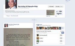 Một ngày, hơn 100.000 người like Facebook về Tướng Giáp