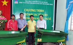 Tặng máy xạc tiêu cho nông dân trồng hồ tiêu tại Chư Sê