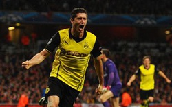  Lewandowski lập công, Dortmund hạ sát chủ nhà Arsenal