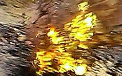 TP.HCM: Mặt đường bất ngờ phát nổ, lửa phun cao cả mét từ lòng đất