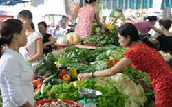 Hà Nội: Giá thực phẩm tươi sống tăng vọt do bão