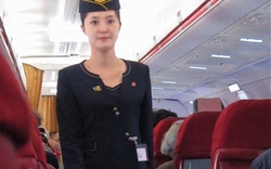 Nữ tiếp viên hàng không Triều Tiên &#34;bỗng dưng&#34; gợi cảm khó tin