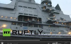 Ấn Độ nhận chiến hạm lớn tải trọng gần 45 nghìn tần từ Nga
