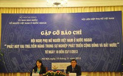 Lần đầu tiên tổ chức Hội nghị Phụ nữ người VN ở nước ngoài