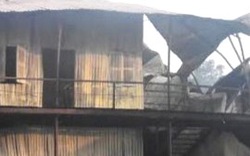 Cháy tại khu đô thị An Hưng: Nhiệt độ quá cao, lán 2 tầng đổ sập