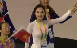 Hoa hậu Diễm Hương nổi bật trong Lễ khai mạc SEA Games 27 