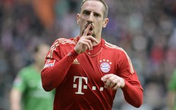 Ribery chạy đà hoàn hảo trong cuộc đua với Ronaldo và Messi