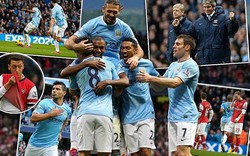 Clip: Man City &#34;nhấn chìm&#34; Arsenal tại Etihad 6-3