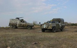 Ukraine chế xe vũ trang “Bọ cạp” chống pháo “Mưa đá” phe nổi dậy