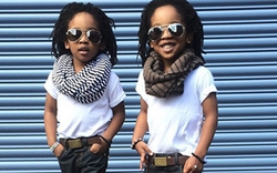 Cặp song sinh 3 tuổi bất ngờ thành “sao” nhờ gu thời trang cực “chất“