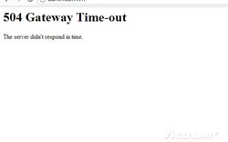 Hàng loạt website tin tức tại Việt Nam bị lỗi không truy cập được