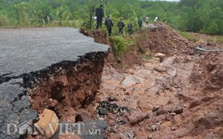 Cận cảnh nước cuồng phá, khoét đập tan hoang ở Quảng Ninh