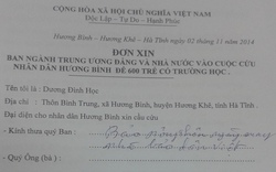 Tiếp vụ “Người lớn tranh cãi, hơn 600 trẻ thất học”: Người dân Hương Bình gửi đơn “kêu cứu” 