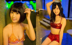 Phản cảm cảnh ca sĩ 14 tuổi Nhật Bản mặc bikini gợi cảm