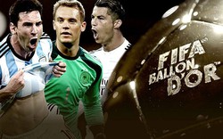 FIFA chốt danh sách 3 ứng cử viên cho danh hiệu Quả bóng Vàng