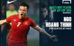 Hoàng Thịnh dẫn đầu danh sách cầu thủ xuất sắc nhất AFF Cup