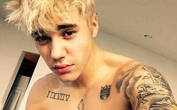 Justin Bieber tóc vàng hoe khoe diện mạo mới