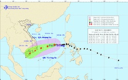 Bão Hagupit đang hung hãn tiến gần quần đảo Trường Sa