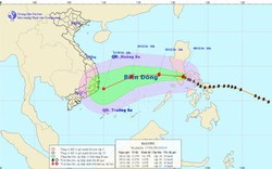 Bão Hagupit giật cấp 11 hướng vào Khánh Hòa – Bình Thuận