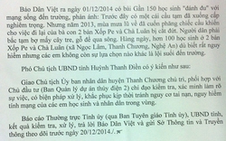 Nghệ An chỉ đạo xử lý sự việc báo Dân Việt nêu