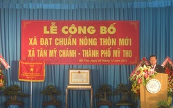 Tiền Giang: Xã Tân Mỹ Chánh đạt chuẩn nông thôn mới