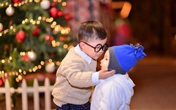 Bộ ảnh đón Noel &#34;siêu cute&#34; của bé trai Hà Nội