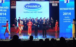 Vinamilk tiếp tục được vinh danh thương hiệu Quốc gia năm 2014