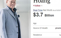Tỷ phú Hoàng Kiều lọt top 400 người giàu nhất nước Mỹ