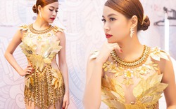 Hoàng Thùy Linh quyến rũ với váy xuyên thấu "dát vàng"
