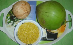 Thơm mát chè đậu xanh nước dừa xiêm Bến Tre